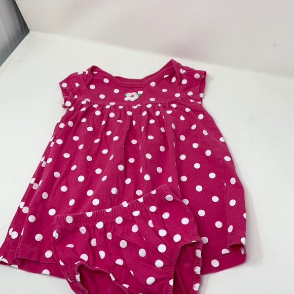 Carter's Pink Polka-Dot Dress & Panties 18 mod - Picture 7 of 7